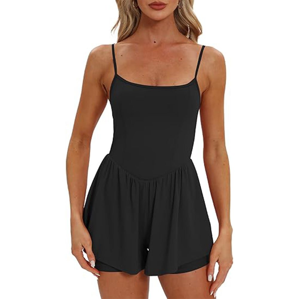 🌴Summer Breeze Essential! Double-Lined Short Romper✨ Adjustable Spaghetti Strap💃 No-Slip Sleeveless Jumpsuit | TikTok’s Hotlist 🌴Summer Breeze Essential! Double-Lined Short Romper✨ Adjustable Spaghetti Strap💃 No-Slip Sleeveless Jumpsuit | TikTok’s Hotlist